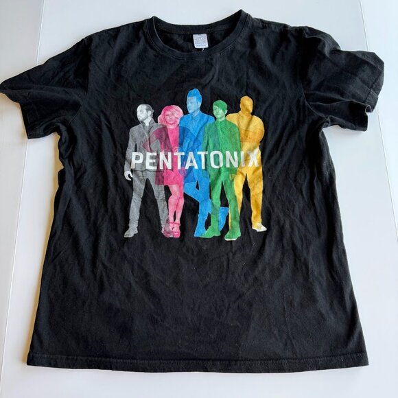 Pentatonix 2016 Tour T-Shirt Black Unisex Medium Slim Fit - Picture 1 of 5